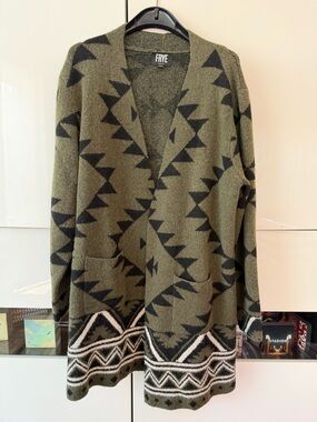 Frye open knit cardigan